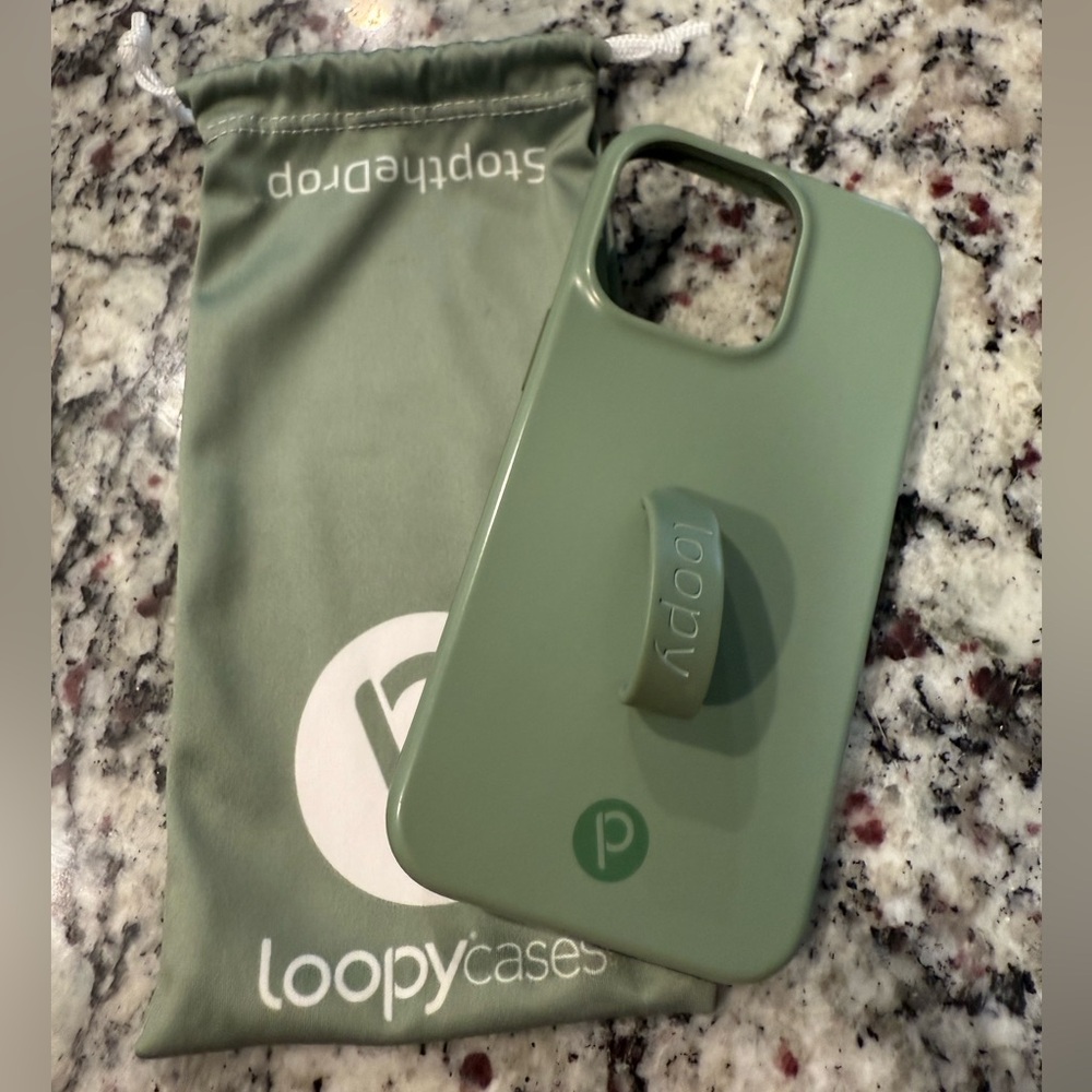 Loopy Case Green iPhone 13 Pro Case